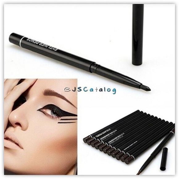 NEW Black Eyeliner Automatic Pencil Eye Makeup - Picture 3 of 4